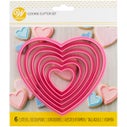 Wilton Set d’Emporte-pièces Cœur Emboîtables set/6
