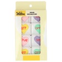 Wilton Décorations en Sucre Petits Mots d’Amour set/8