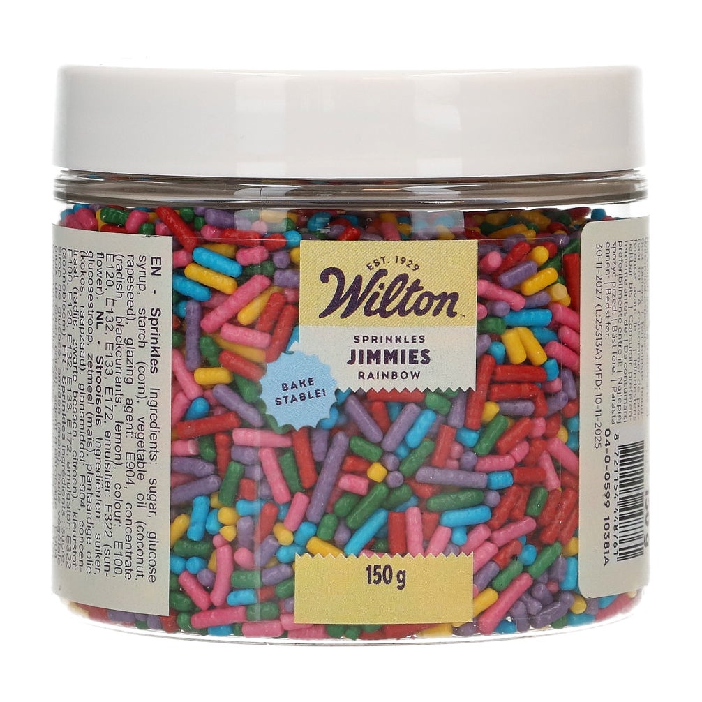 Wilton Sprinkles Jimmies Arc-en-Ciel 150g