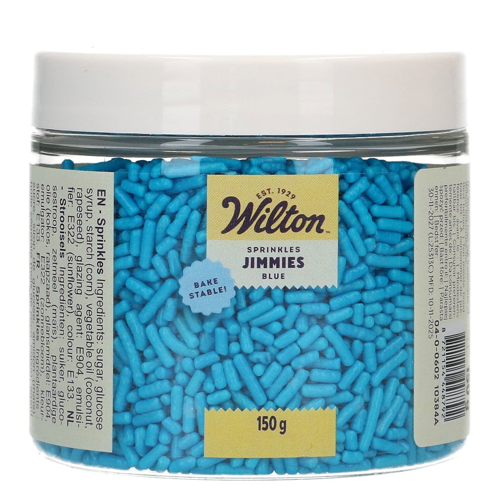 Wilton Sprinkles Jimmies Bleu 150g