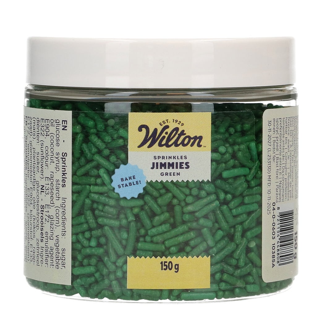 Wilton Sprinkles Jimmies Vert 150g