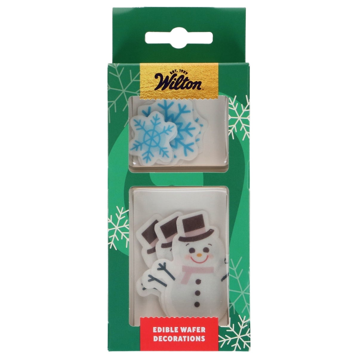 Wilton Décorations en Papier Bonhommes & Flacons de Neige set/9
