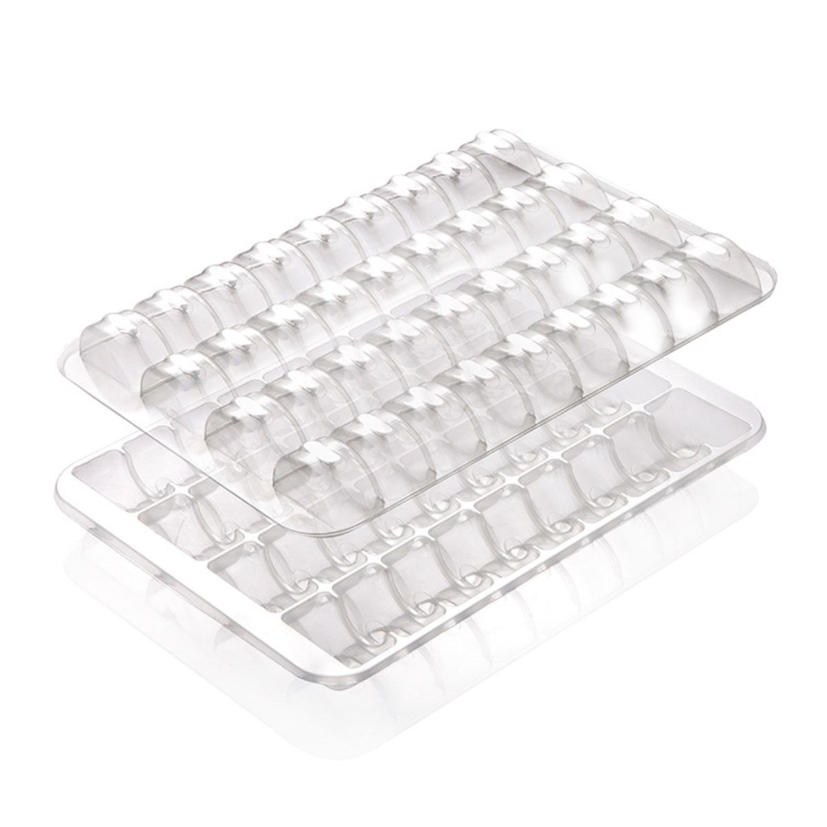 Boîte Présentoir Macarons Transparente 36 Cavités pk/50