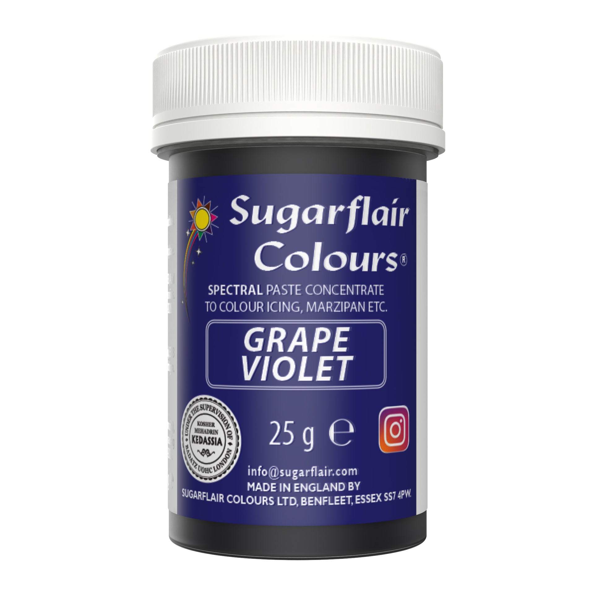 Sugarflair Paste Colour Grape Violet 25g