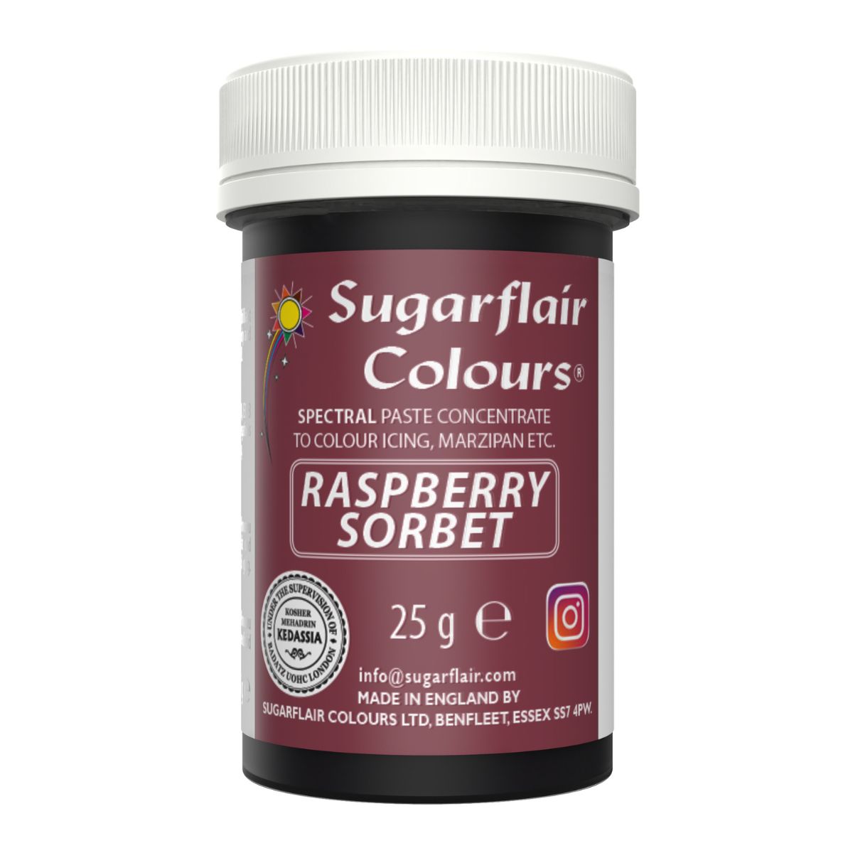 Sugarflair Spectral Paste - Raspberry Sorbate - 25g