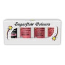Sugarflair Paste Colour Mixed Rose set/4