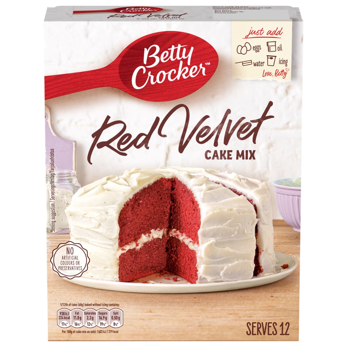 Betty Crocker Red Velvet Cake Mix 425g