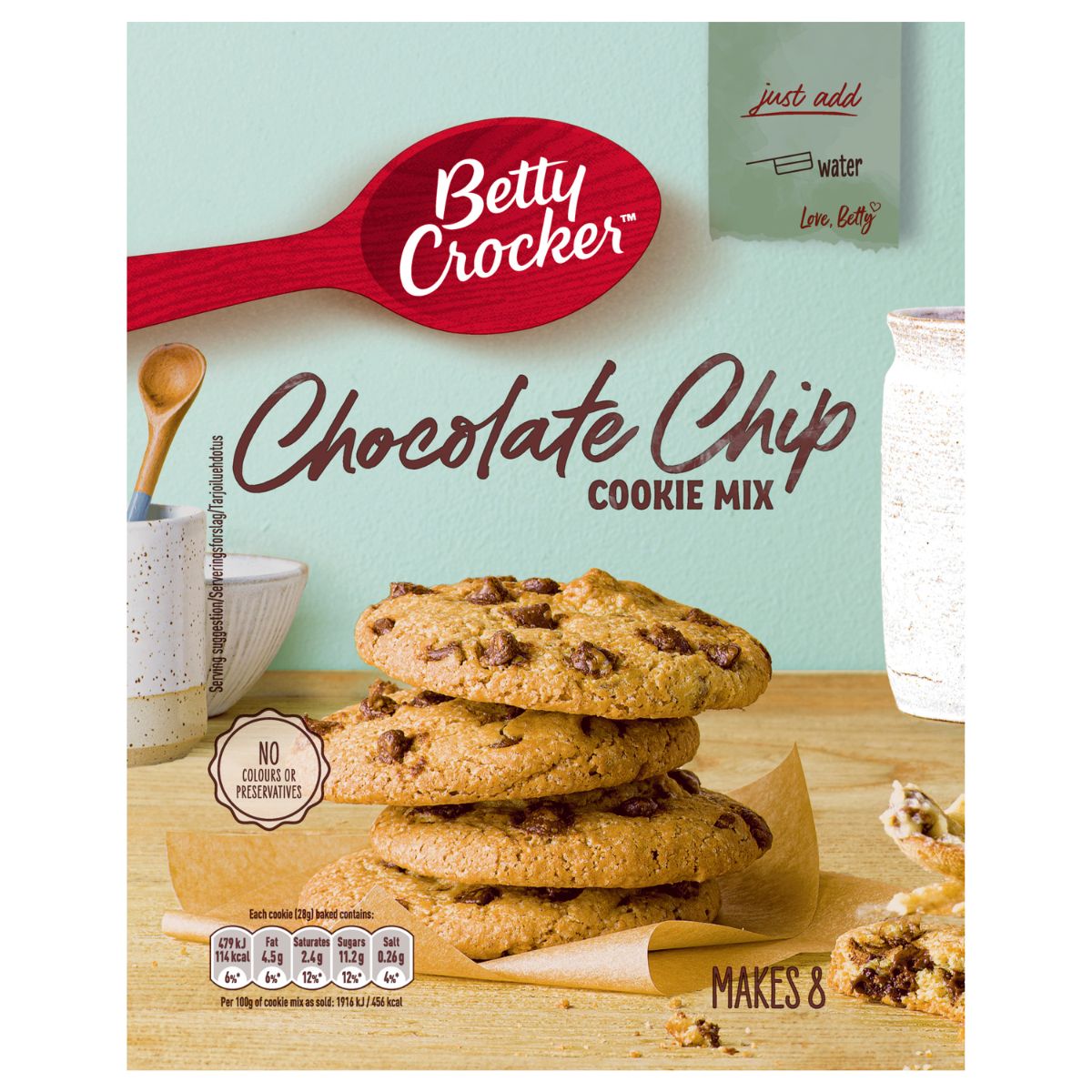 Betty Crocker Chocolate Chip Cookie Mix 200g