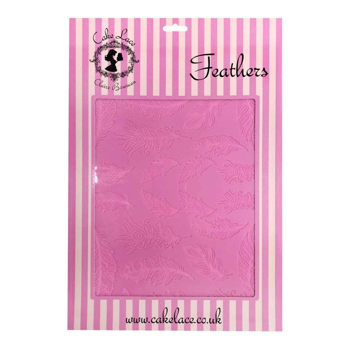 Cake Lace Mat - Plumes 3D Large