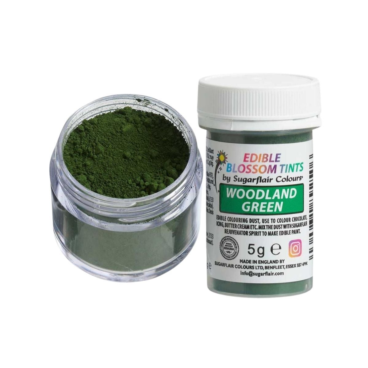 Sugarflair Blossom Tint Dust Woodland Vert 5g