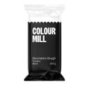 Colour Mill Pâte à Sucre Decorators Dough Noir 250g