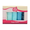 FunCakes Pâte à Sucre Multipack Palette Bleue 5x100g