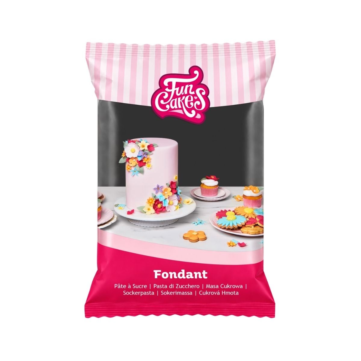 FunCakes Pâte à Sucre Raven Black 250g