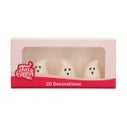 FunCakes Décorations en pâte à sucre 3D Fantômes set/3