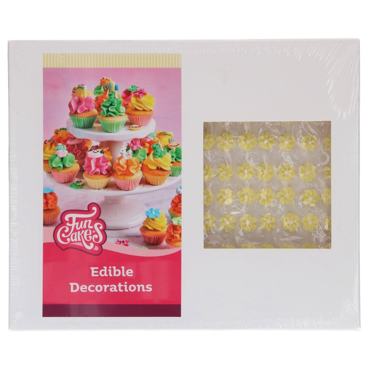 FunCakes Décorations en Sucre en Vrac Mélange de Fleurs Pastel pk/444