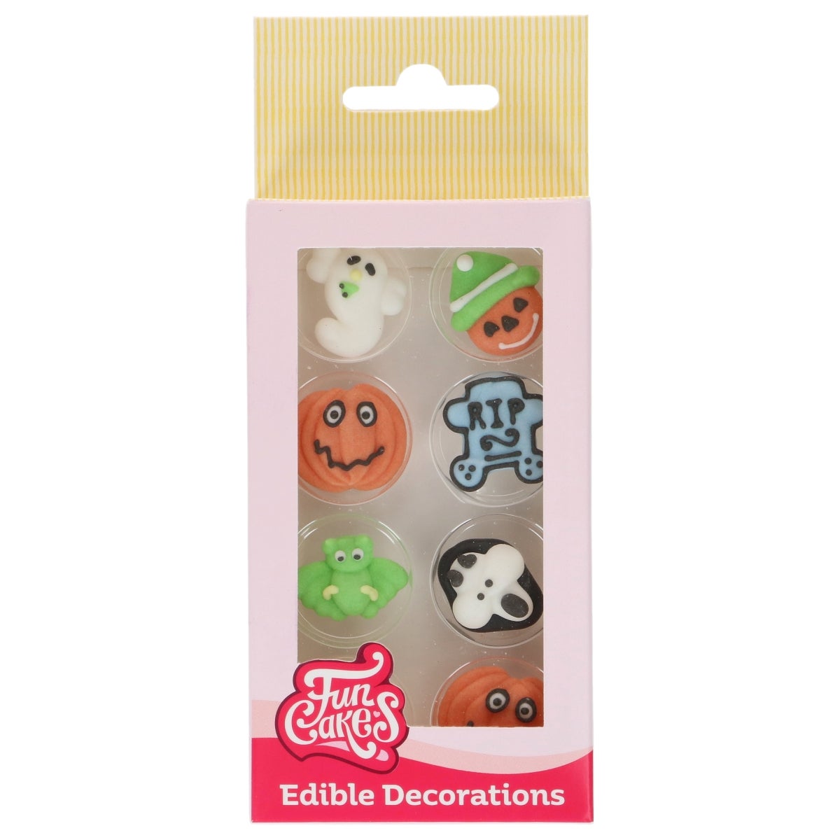 FunCakes Décorations en Sucre Citrouilles Effrayantes set/8