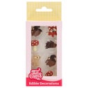 FunCakes Décorations en Chocolat Animaux d’Automne set/8