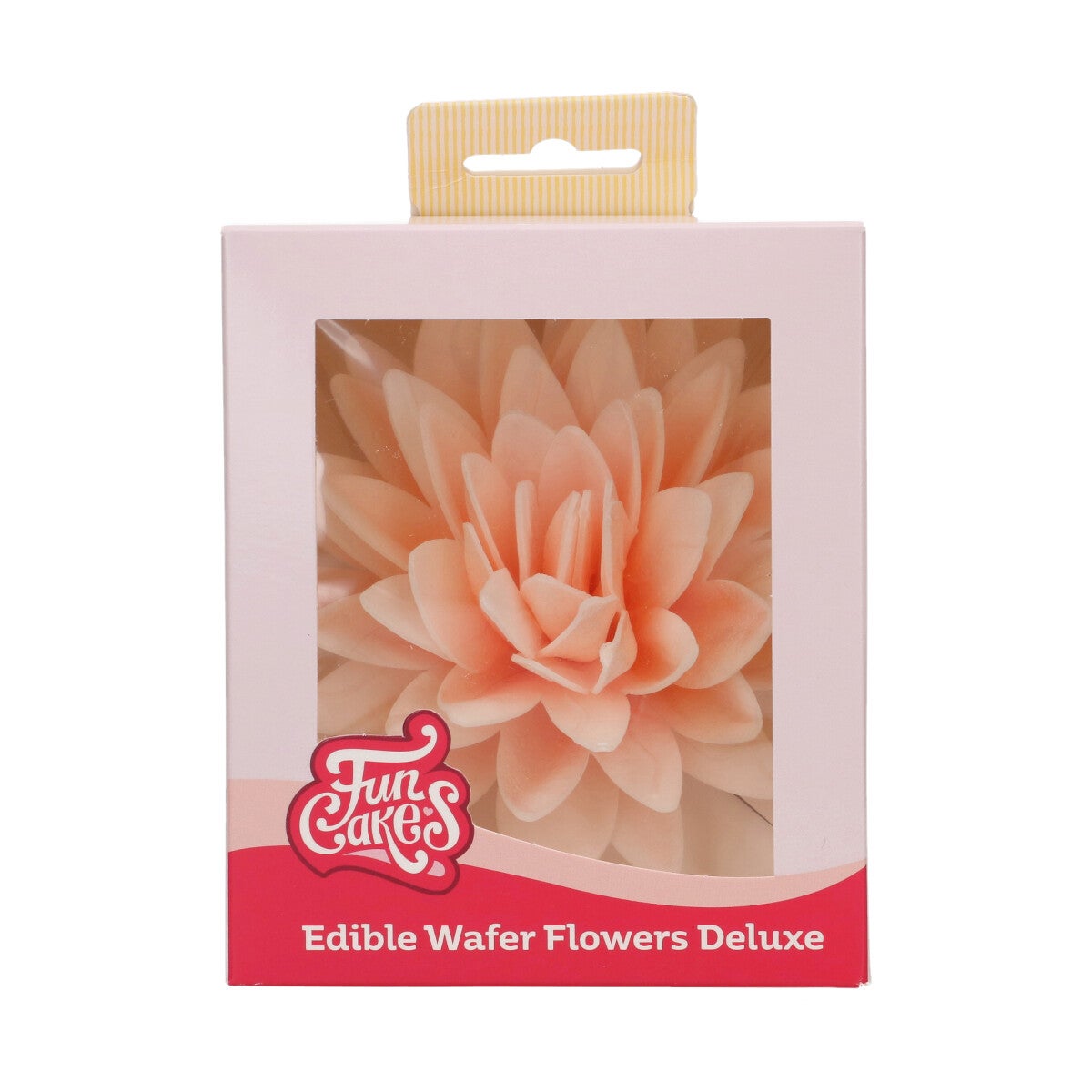 FunCakes Fleurs Comestibles en Azyme Deluxe Pivoine Orange Ombre Large pk/1