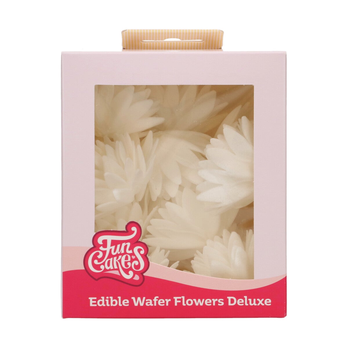FunCakes Fleurs Comestibles en Azyme Deluxe Aster Blanche Medium pk/14