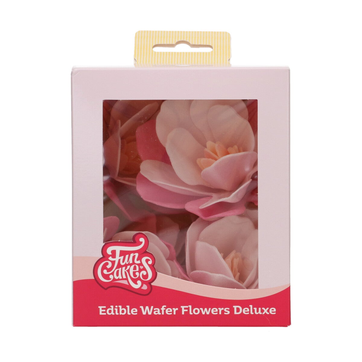 FunCakes Fleurs Comestibles en Azyme Deluxe Magnolia Rose Large pk/6