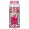 FunCakes Mini Hearts Rouge Rose Blanc 550g 