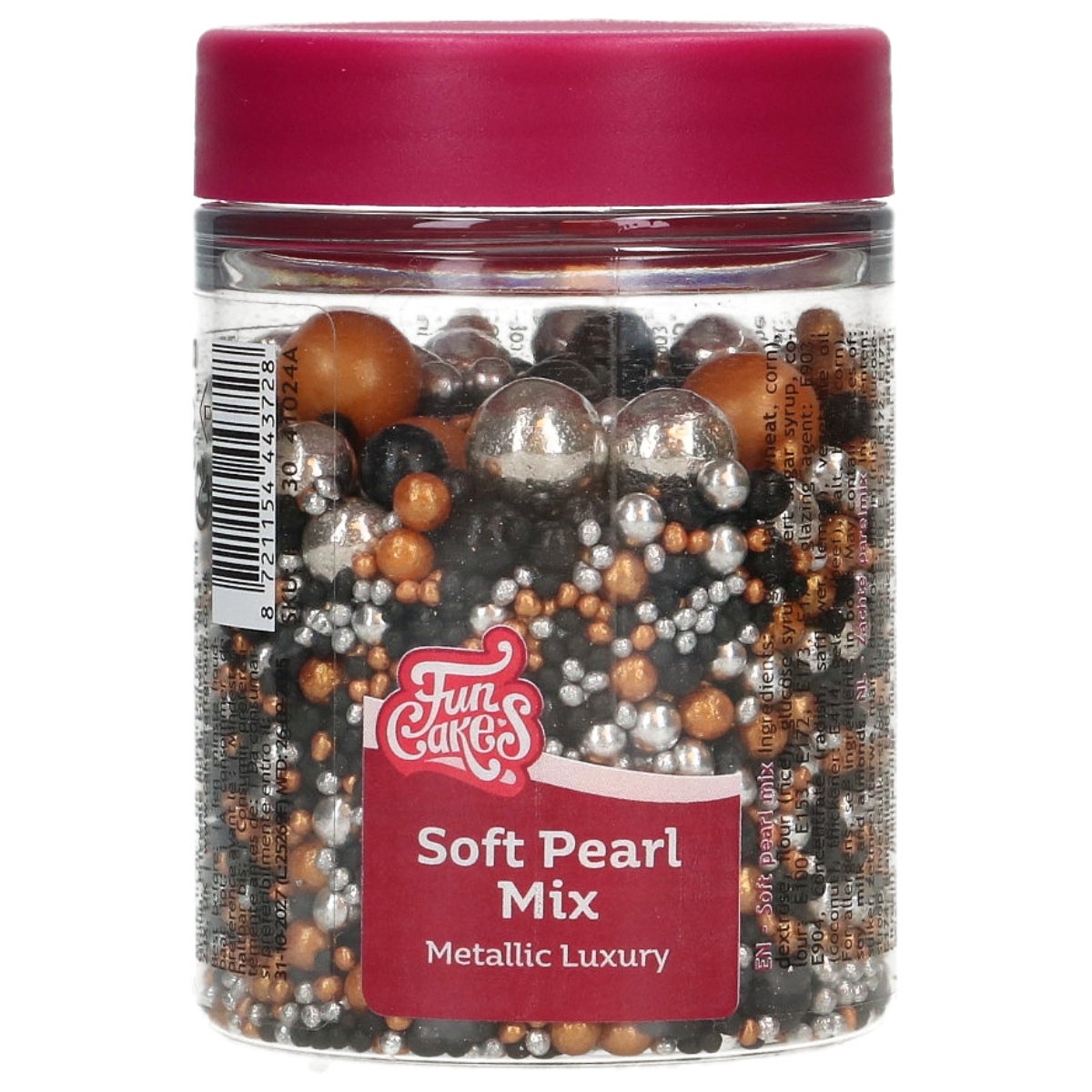 FunCakes Soft Pearls Mix Metallic Luxury 80 g