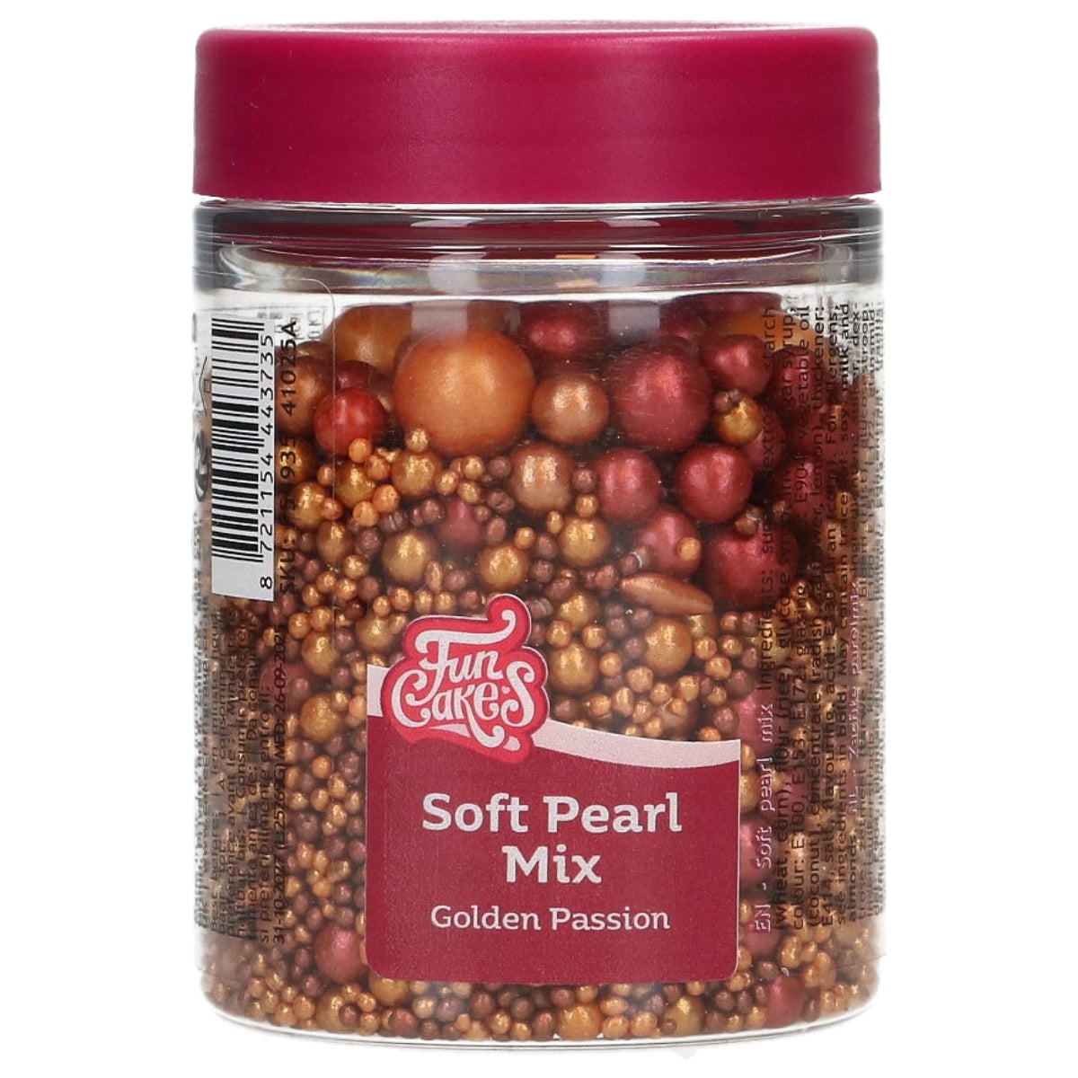 FunCakes Soft Pearls Mix Golden Passion 80 g