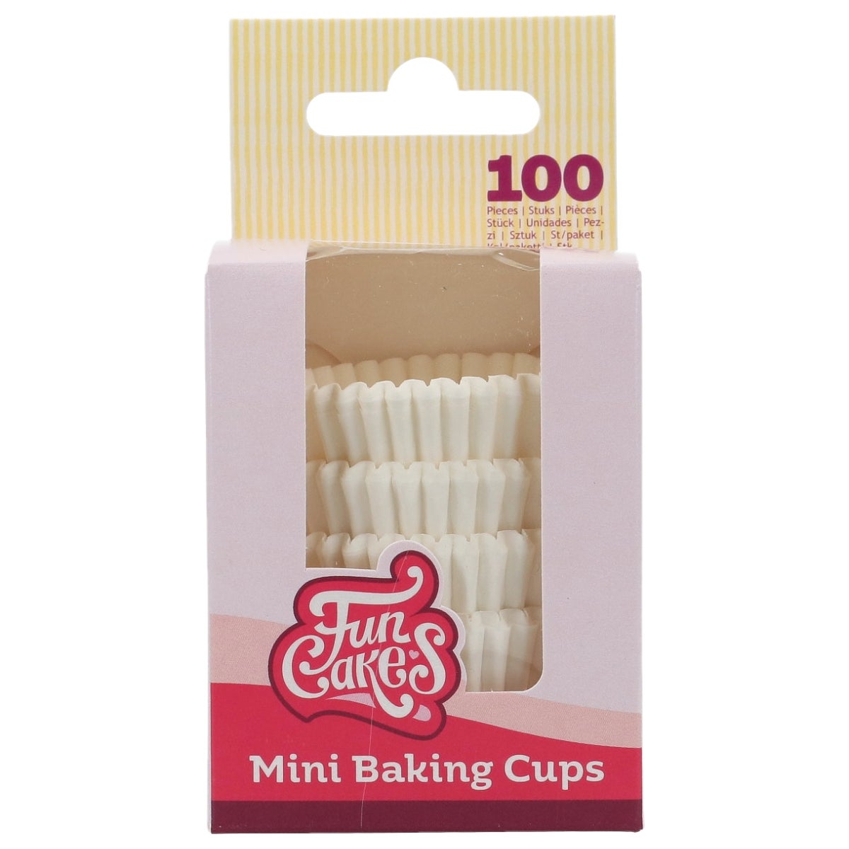 FunCakes Mini Baking Cups Blanches pk/100