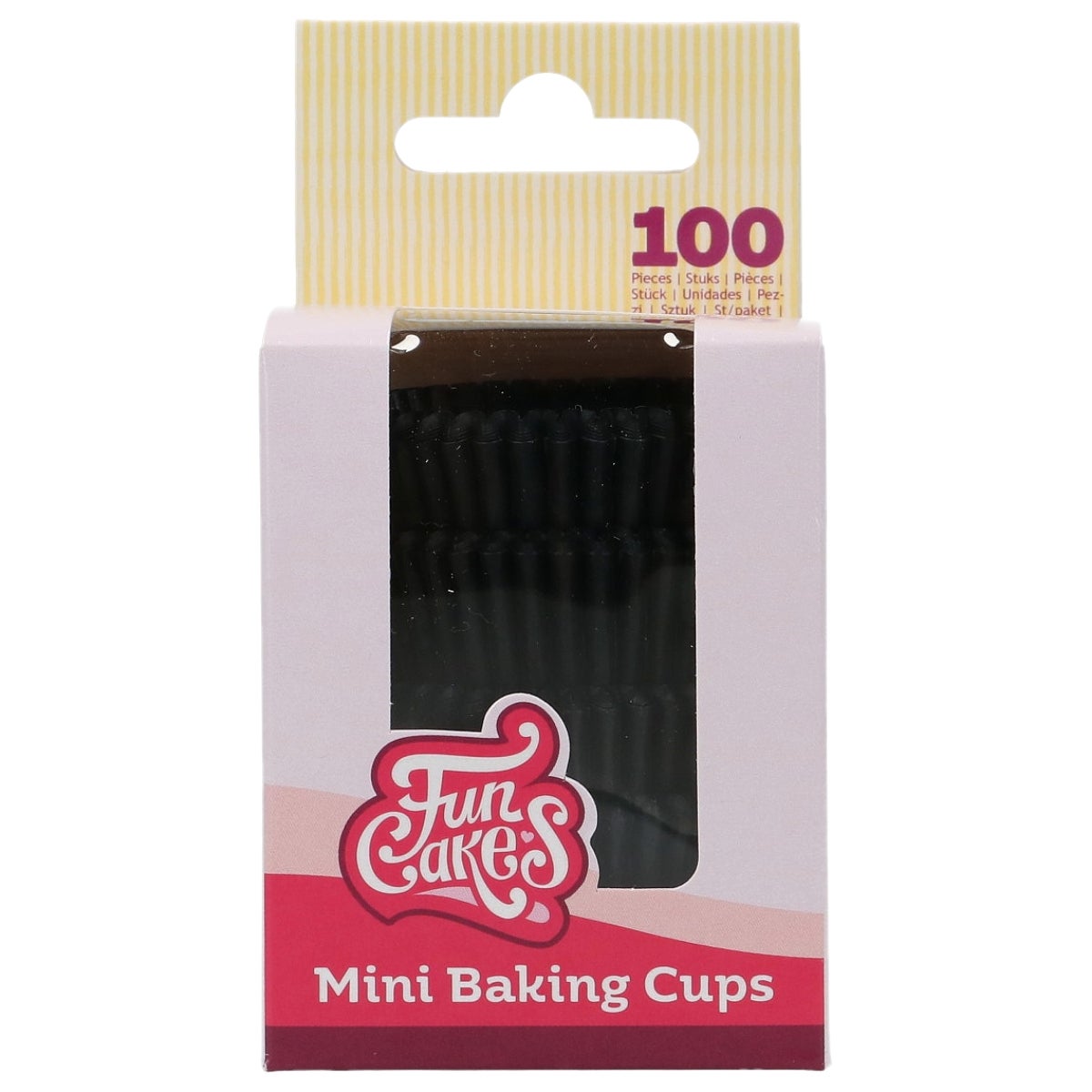 FunCakes Caissettes à Cupcakes Mini Noir pk/100