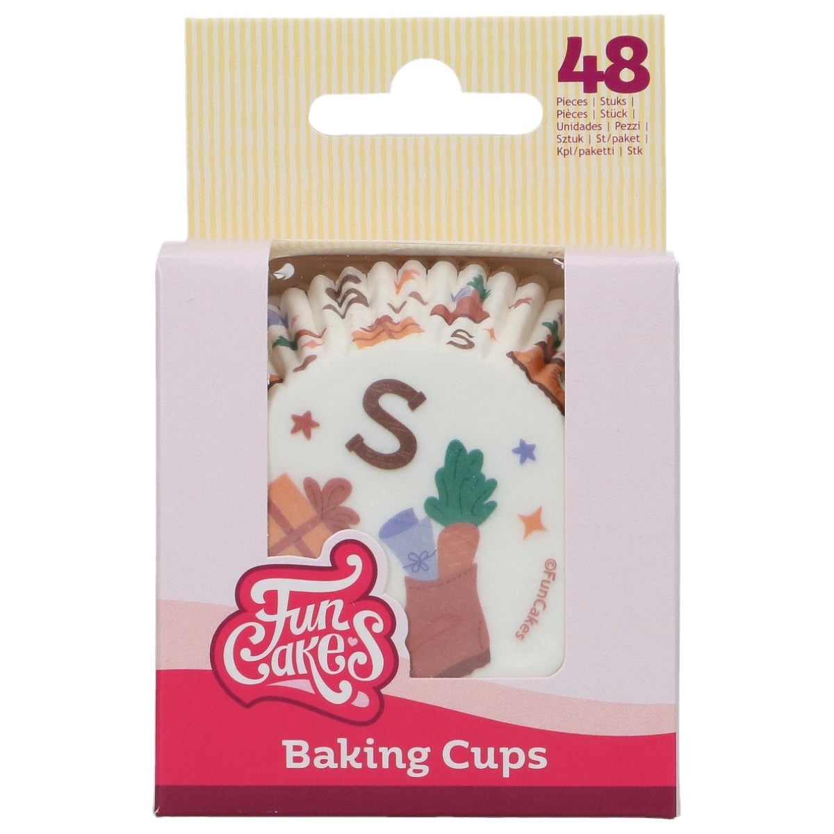 FunCakes Caissettes à Cupcakes Saint Nicolas pk/48