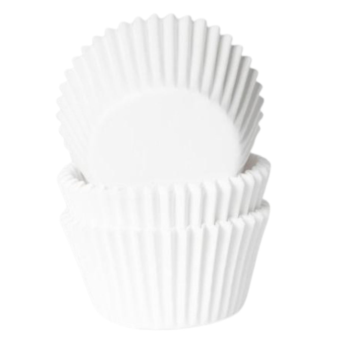 House of Marie Mini Baking Cups Blanc pk/60