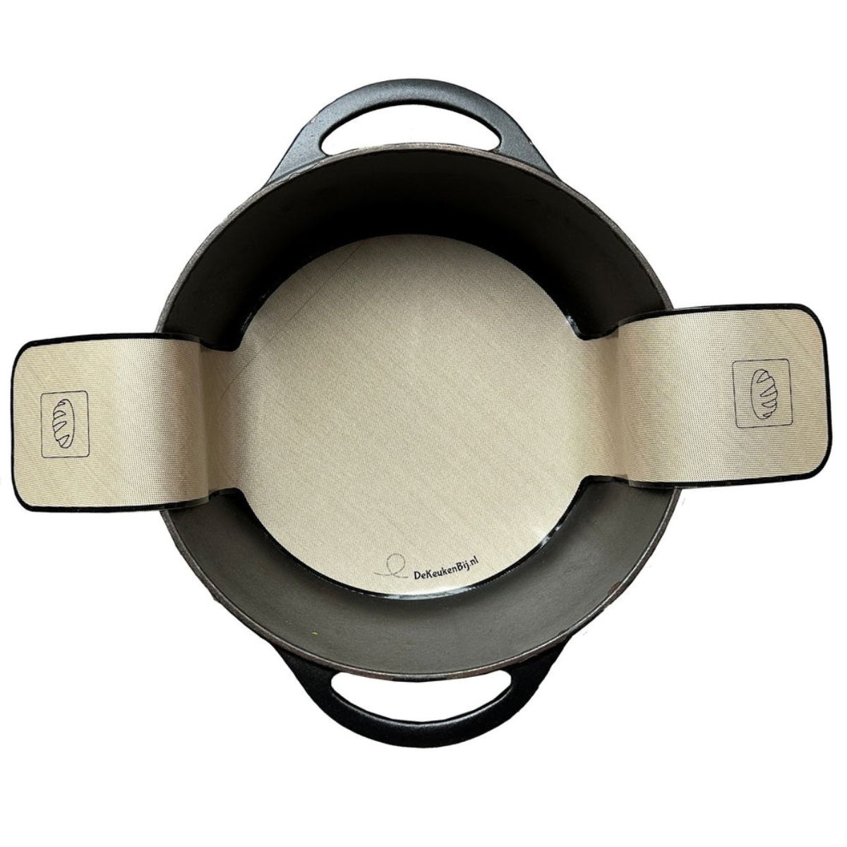 De KeukenBij Papier Cuisson Réutilisable en Silicone pour Pain 56x21cm
