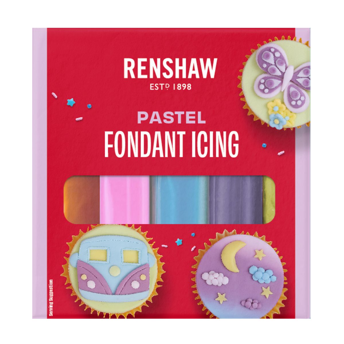 Renshaw Pâte à Sucre Pastel Multipack 5x100g