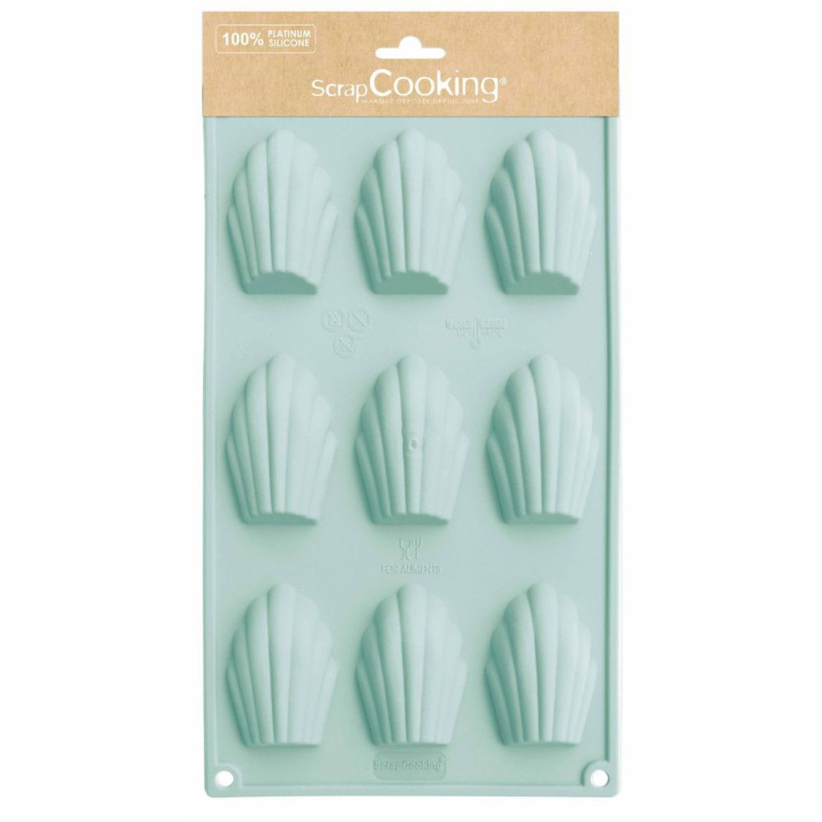 ScrapCooking Moule Silicone Madeleines