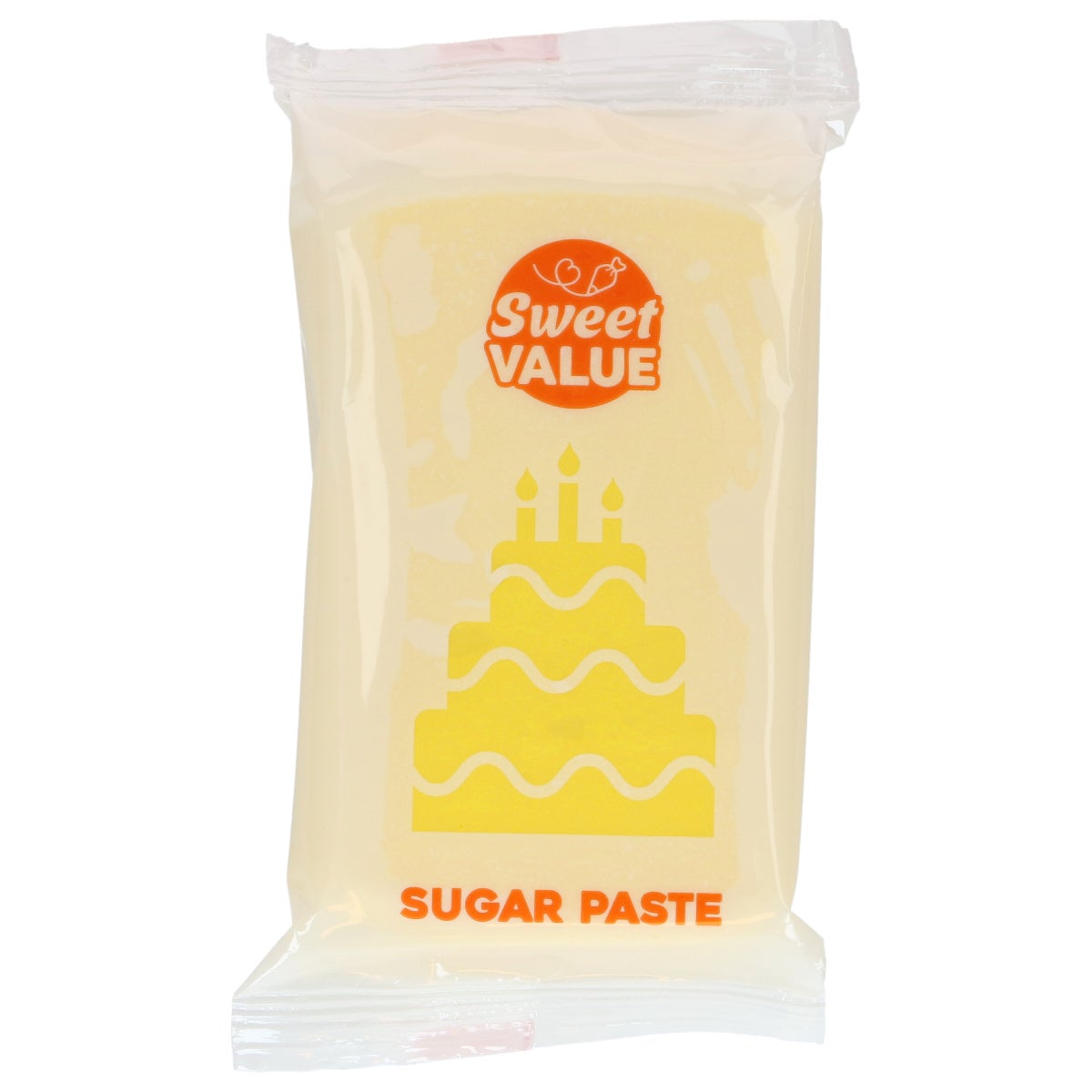 Sweet Value Pâte à Sucre Jaune 200 g  