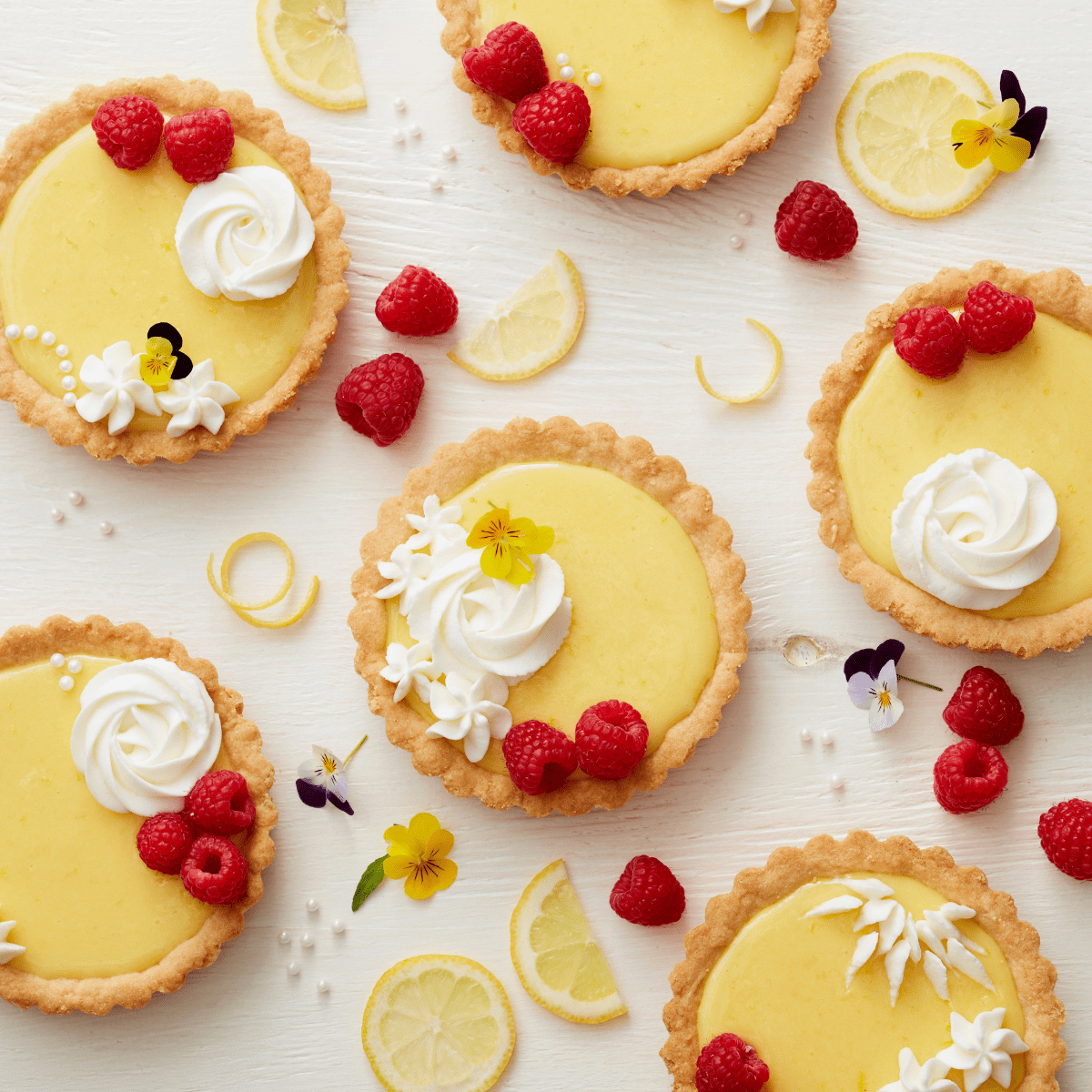 Lemon Raspberry Tarts