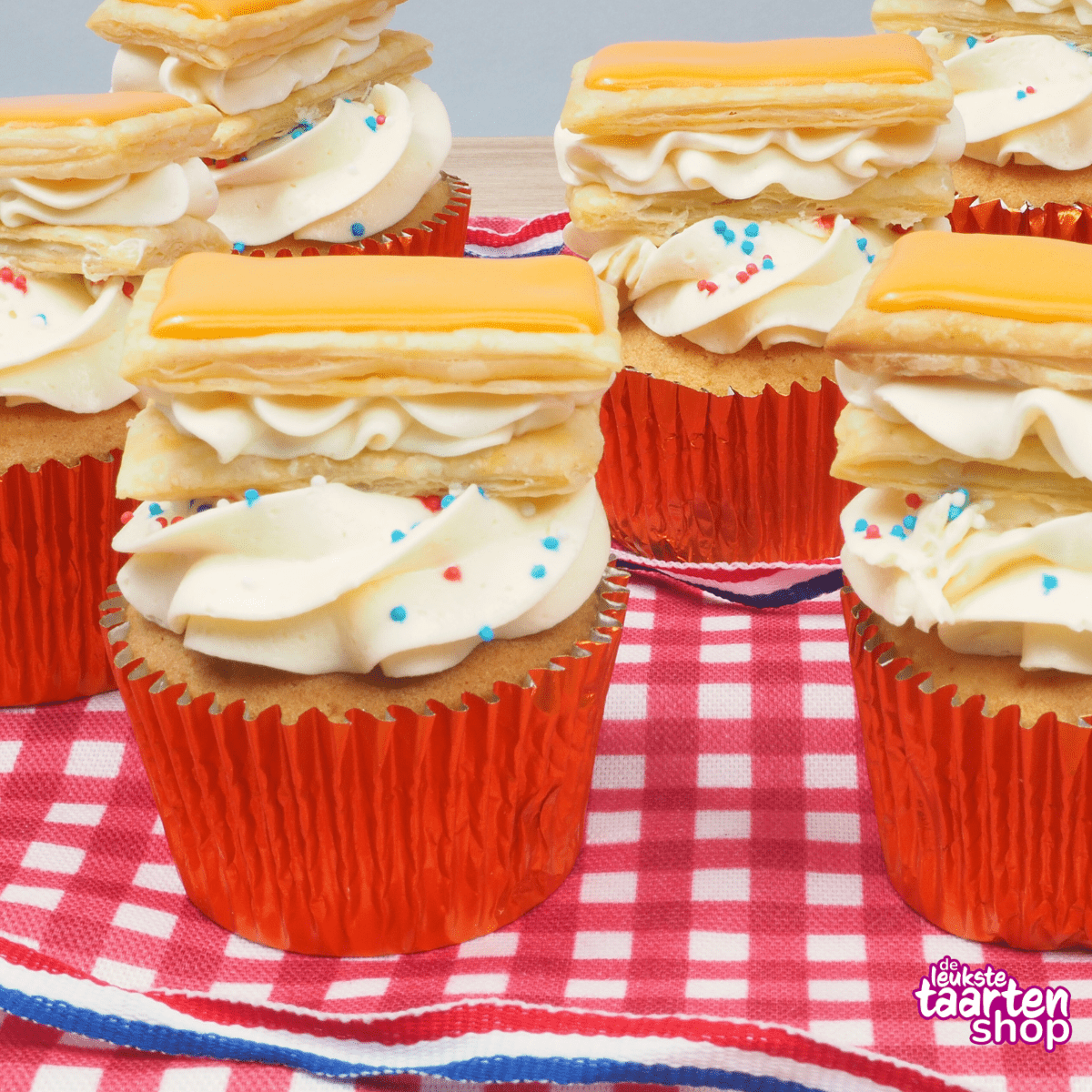 Tompouce Cupcakes