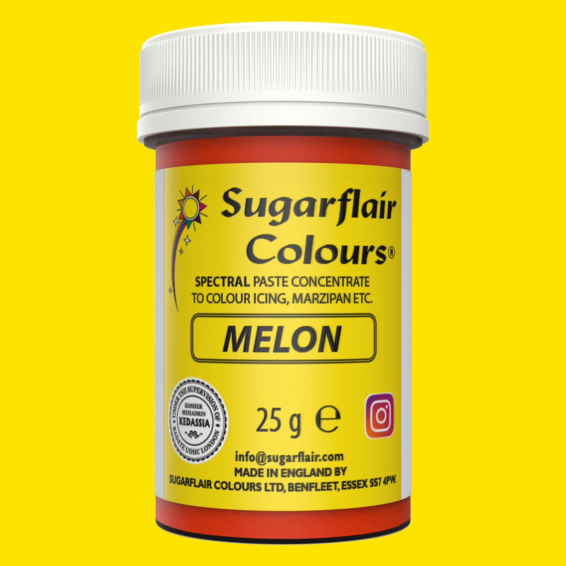 Sugarflair Paste Colour Melon 25g
