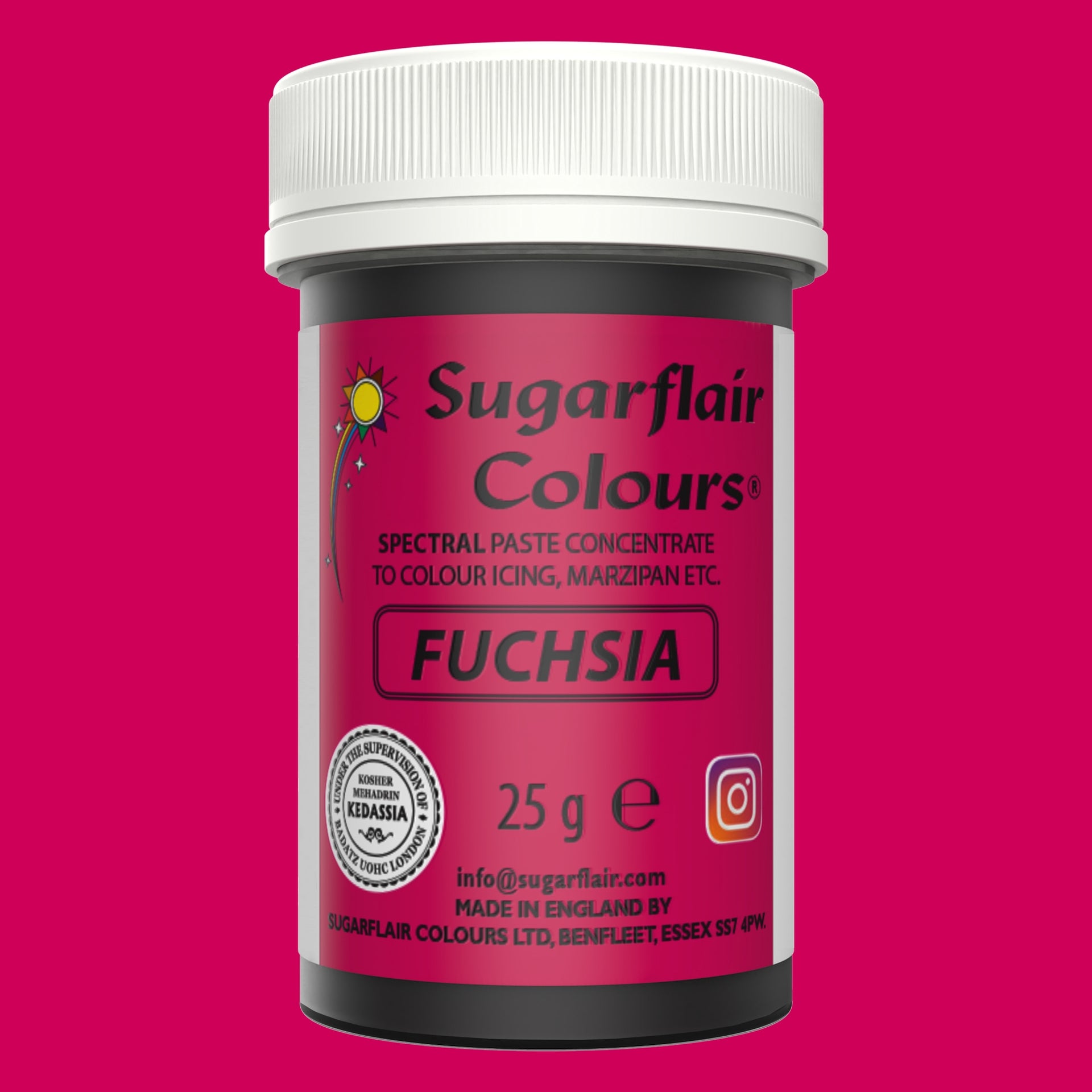 Sugarflair Paste Colour Fuchsia 25g