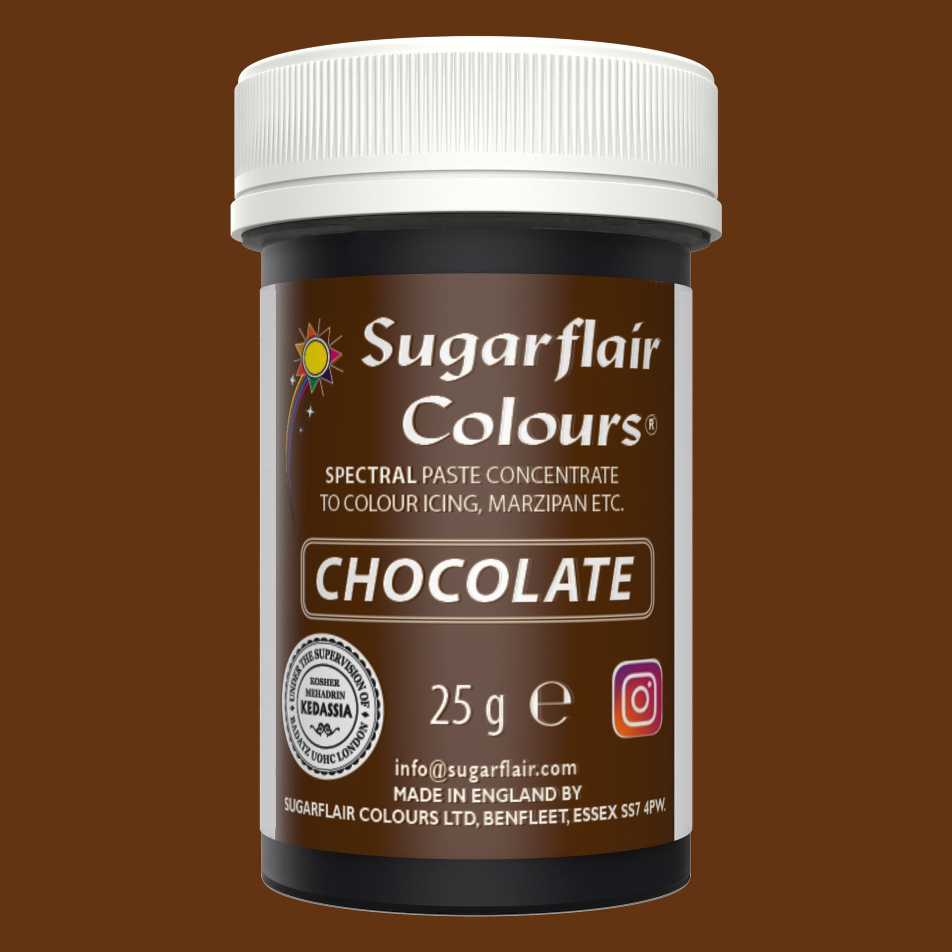 Sugarflair Paste Colour Chocolat 25g