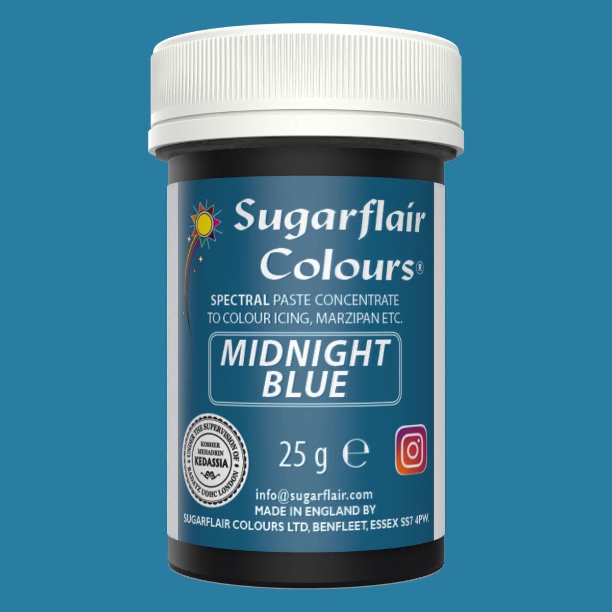 Sugarflair Paste Colour Midnight Blue 25g