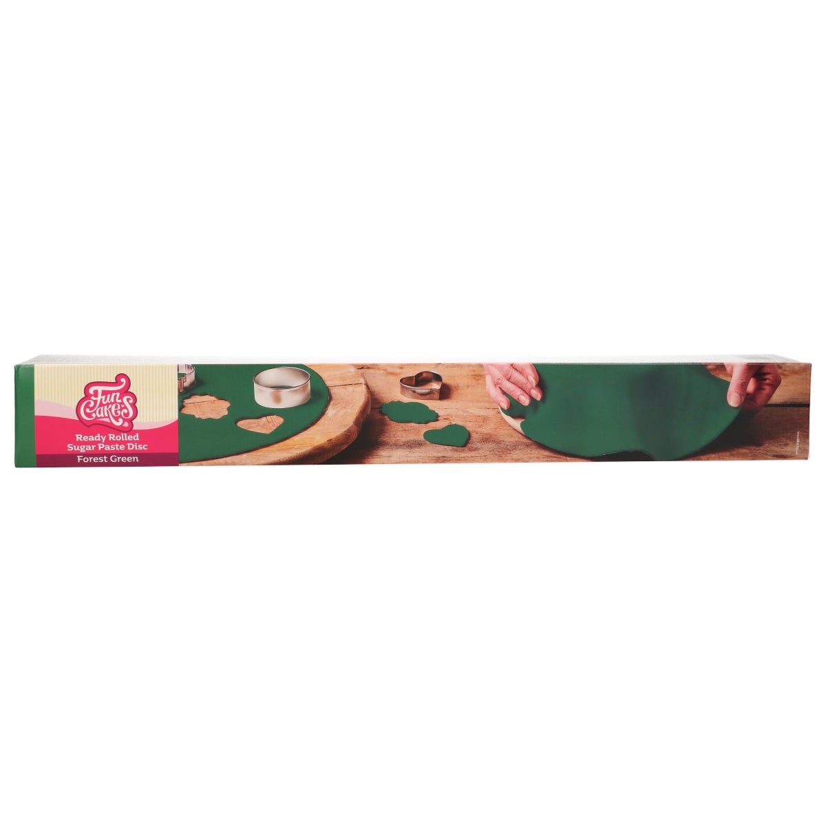 FunCakes Ready Rolled Disc Pâte à Sucre Forest Green BBD Discount