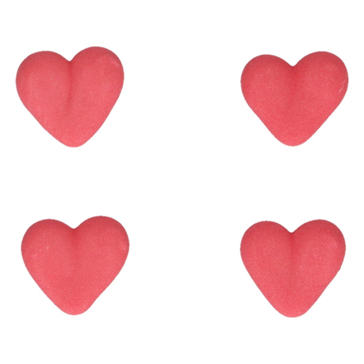 FunCakes Décorations en Sucre en Vrac Coeur Rouge pk/336