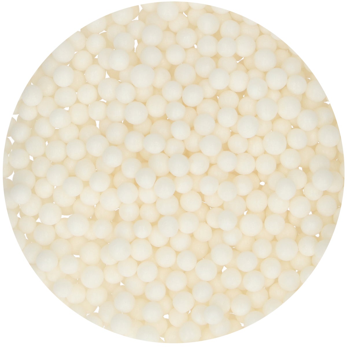 FunCakes Perles Tendres Medium Blanches 60g
