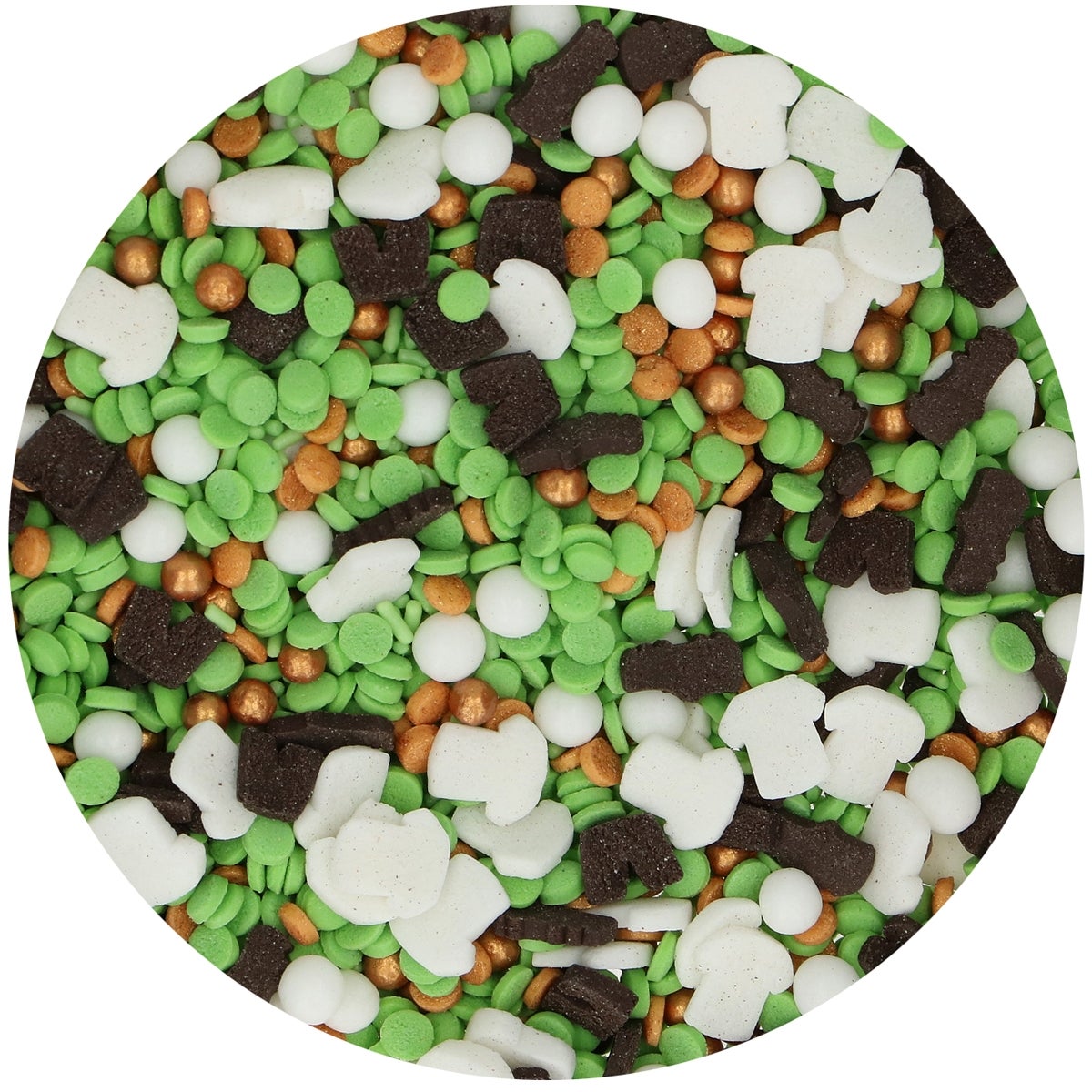 FunCakes Mélange de Sprinkles - Ballon de Football Doré 65g