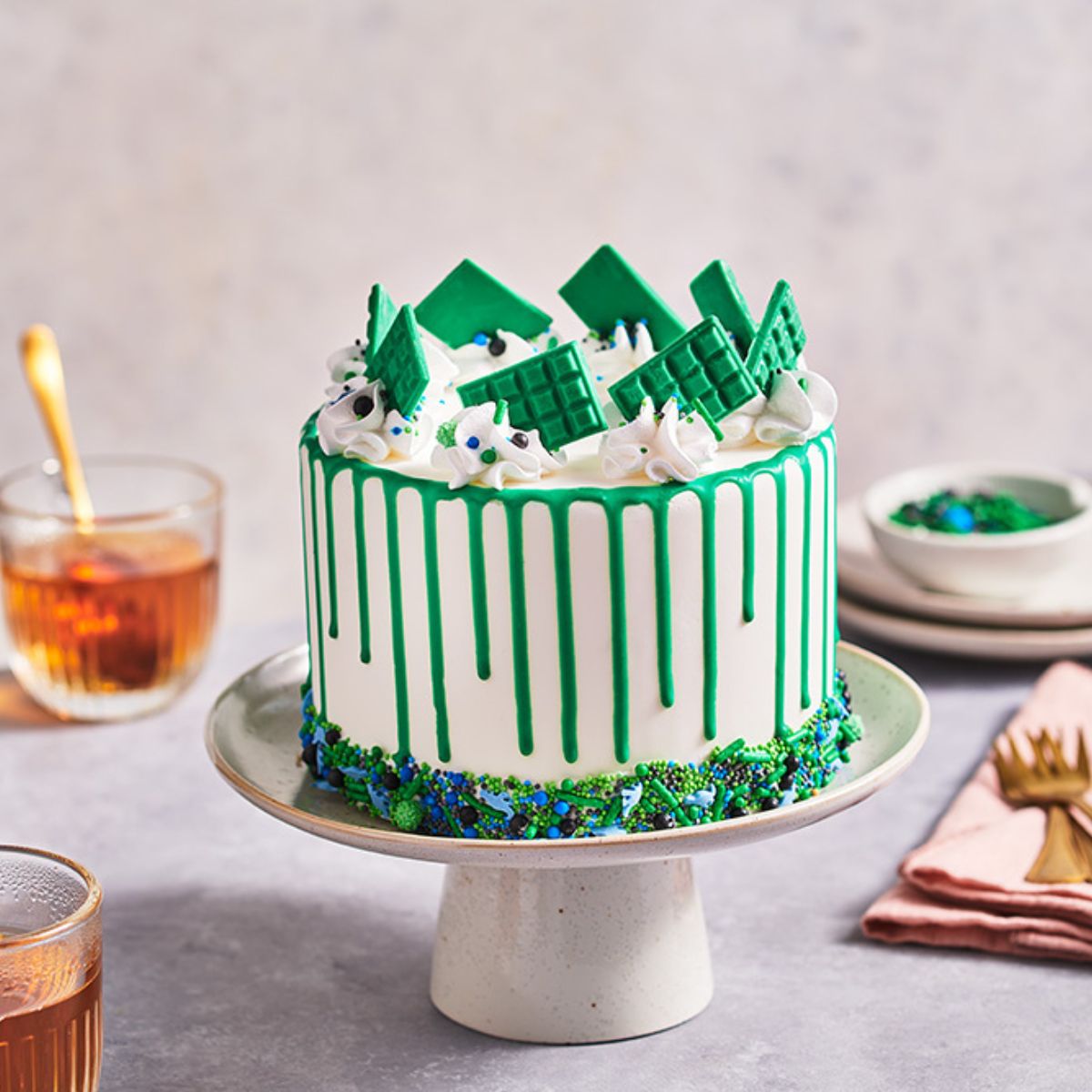 Glaçage à Gâteau FunCakes Vert Feuille 180 g
