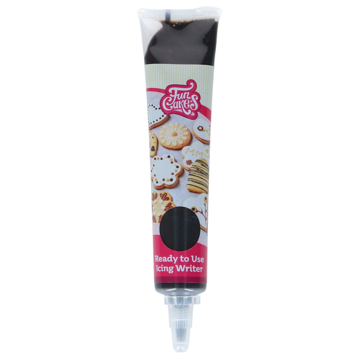 FunCakes Icing Writer Chocolat Noir Prêt à l’Emploi 25g