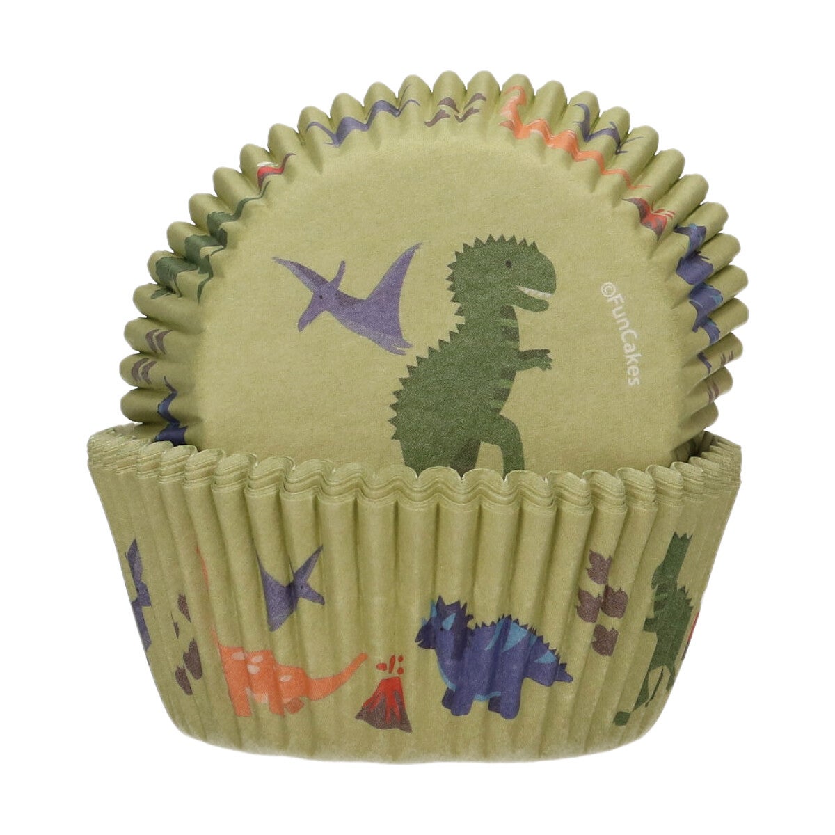 FunCakes Caissettes à cupcake Dino pk/48