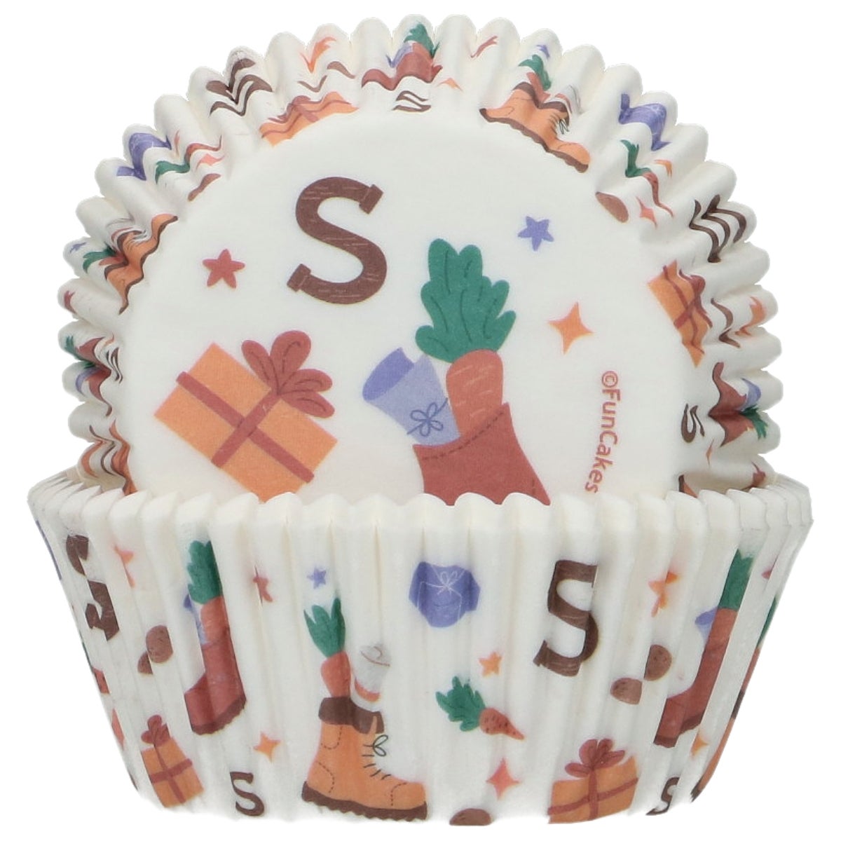FunCakes Caissettes à Cupcakes Saint Nicolas pk/48