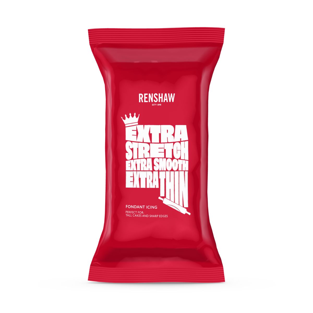 Renshaw Pâte à Sucre à Rouler Extra 1kg - Blanc